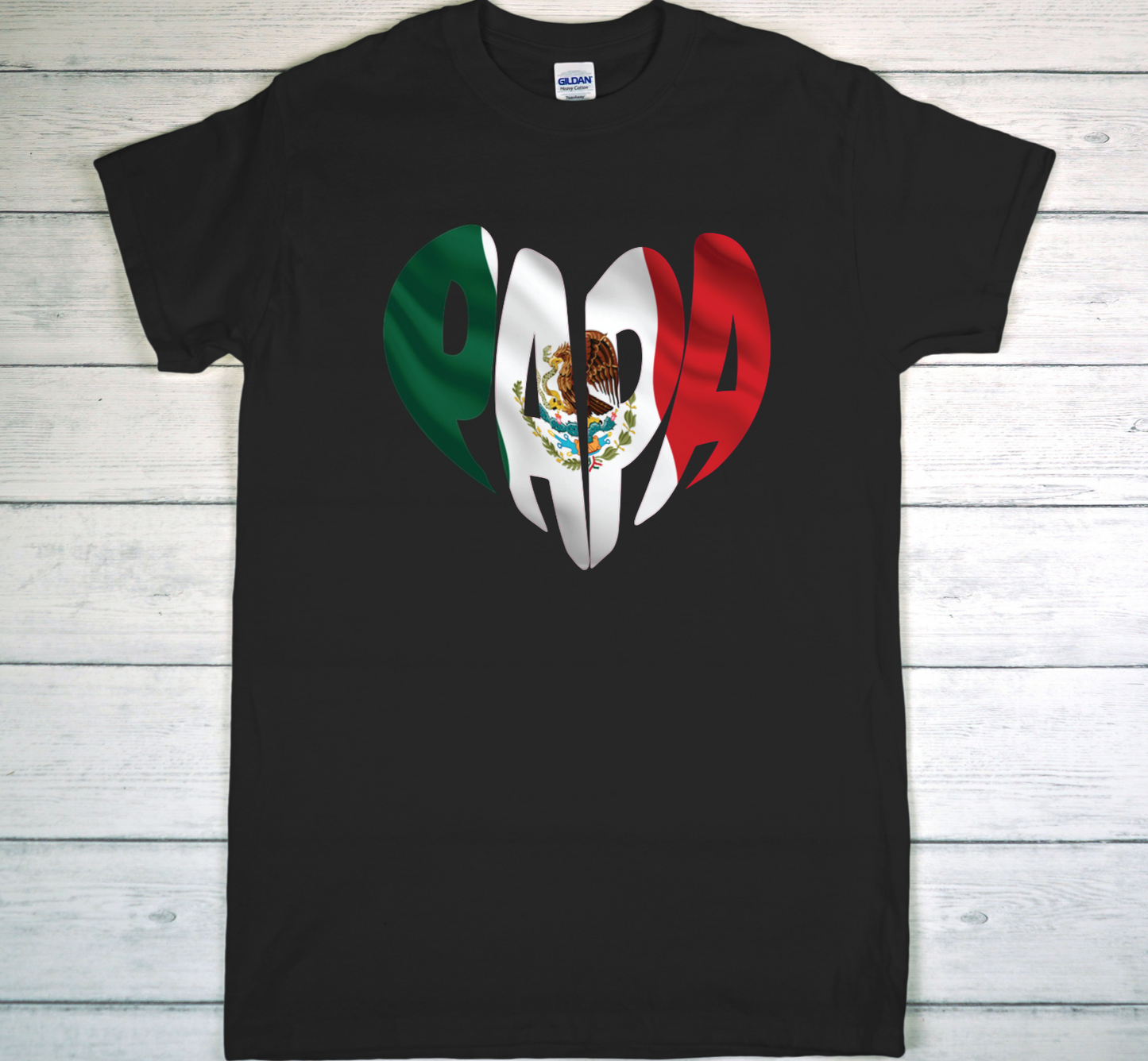 Papa Mexico Flag Shirt