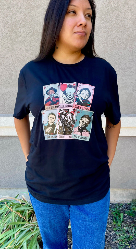 Horror Tarot Card Shirt