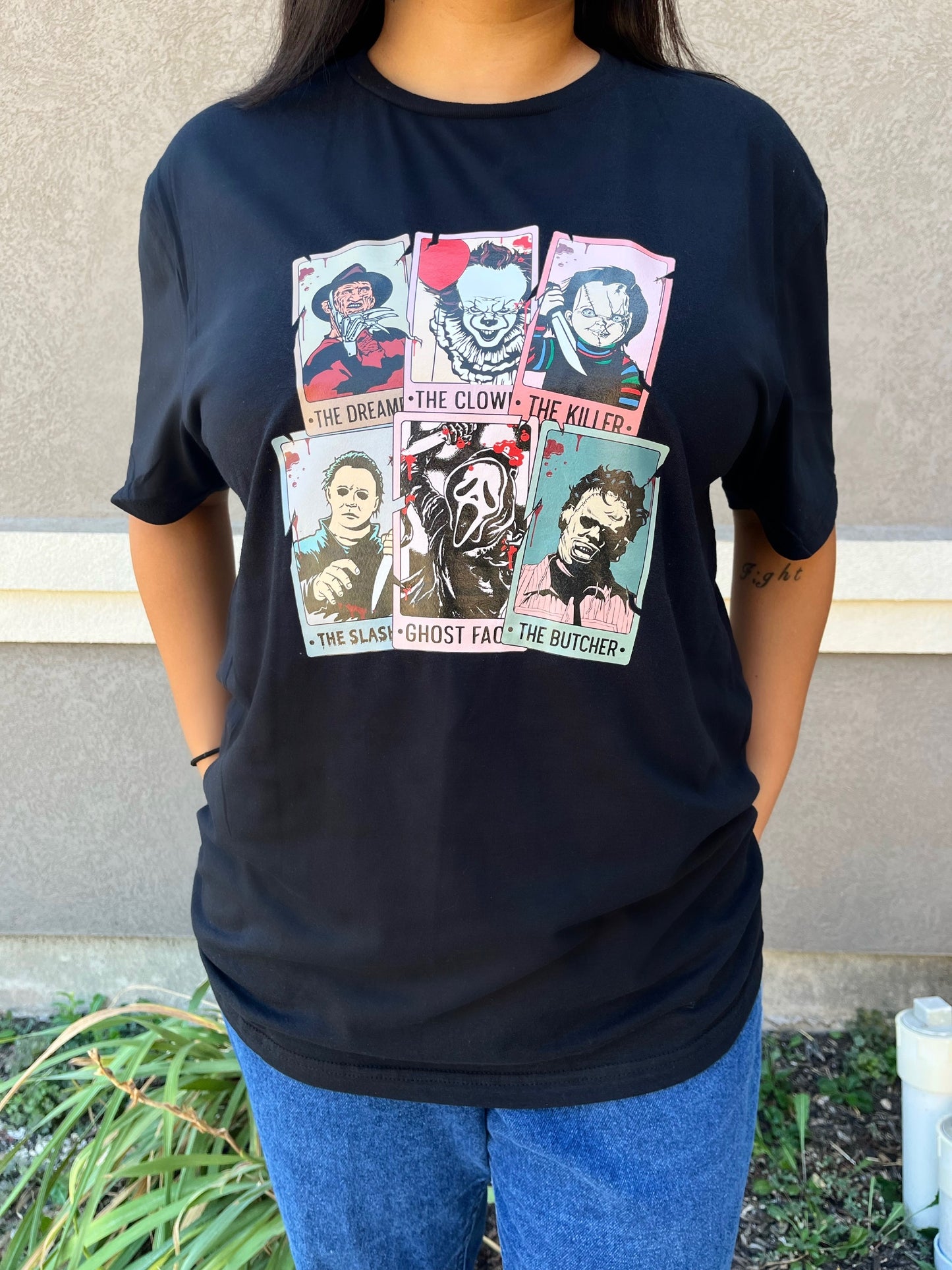 Horror Tarot Card Shirt