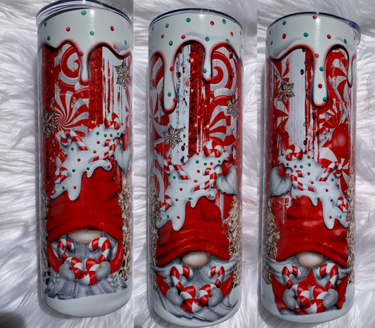 Holiday Gnomies 20 oz tumbler